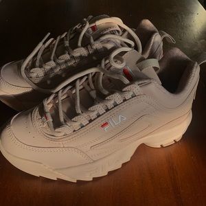 FILA disruptors light pink shoes/ Sneakers